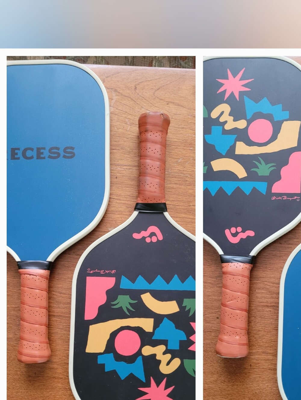 RECESS Brand Will Bryant Art Design Pickleball Paddle